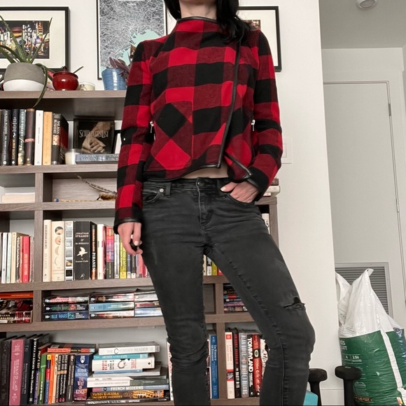 Dex Plaid Moto Jacket - Picture 3 of 4